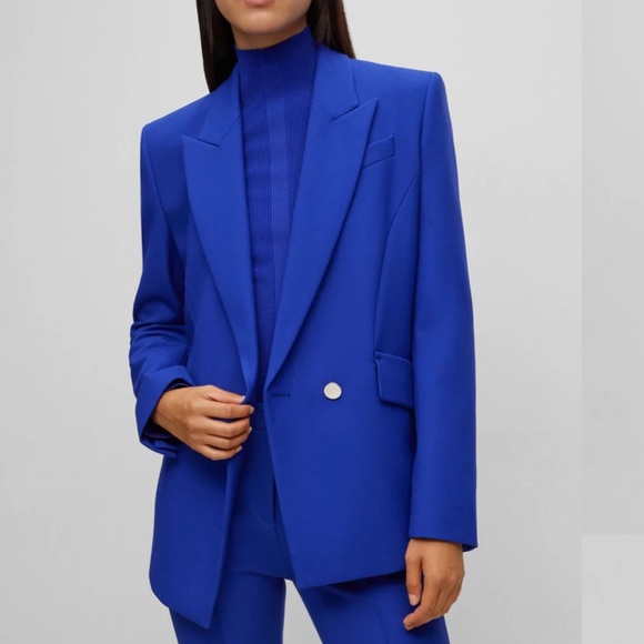 BOSS
REGULAR-FIT JACKET IN STRETCH FABRIC WITH ASYMMETRIC FRONT ‼️‼️ - Picture 2 of 11